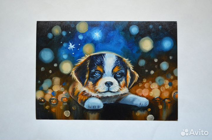 Картины маслом разные 20х30 см