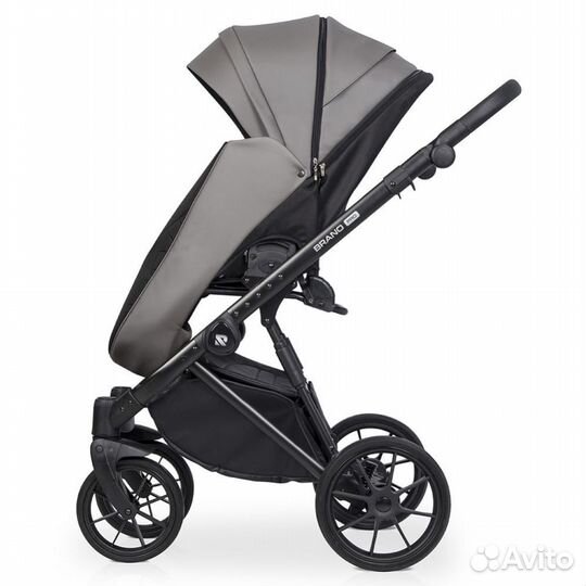 Коляска brano PRO (2в1) (Riko) 01 (серый)