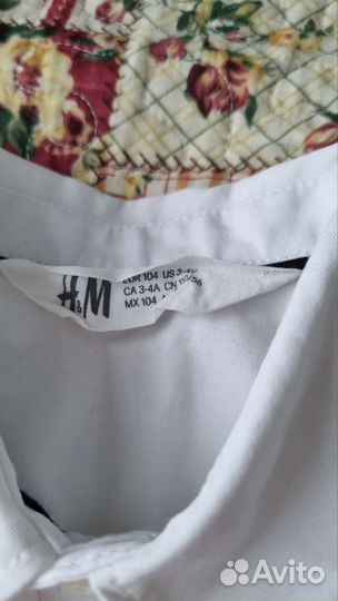 Рубашка H&M р.104 (3-4 года)