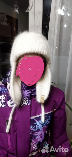 Шапка ушанка женская