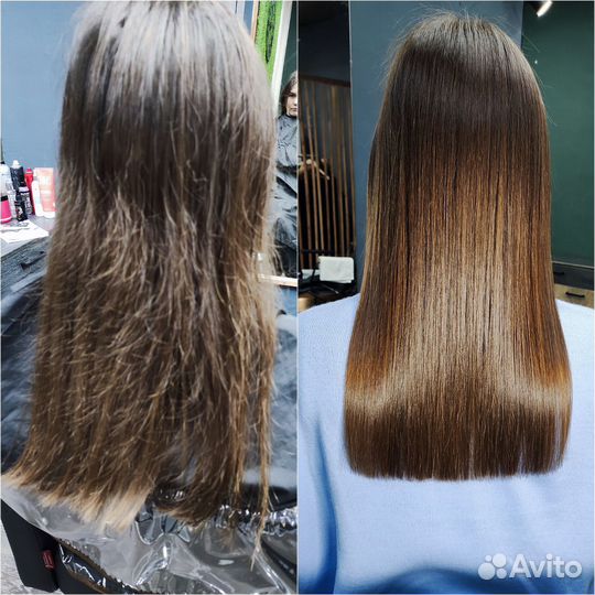 Кератиновое выпрямление волос/Ботокс/ Коллаген