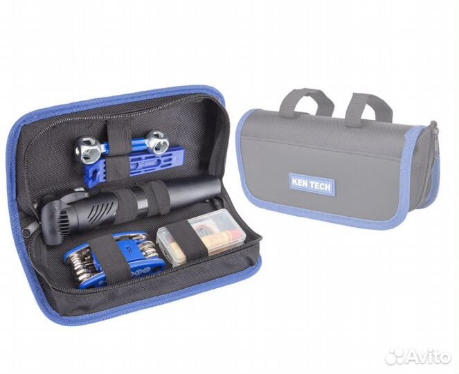 Набор велоинструментов KL-9814 из 6-ти предметов в сумке,33417