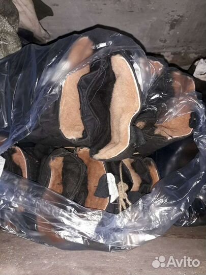 Рукавицы трехпалые меховые СССР