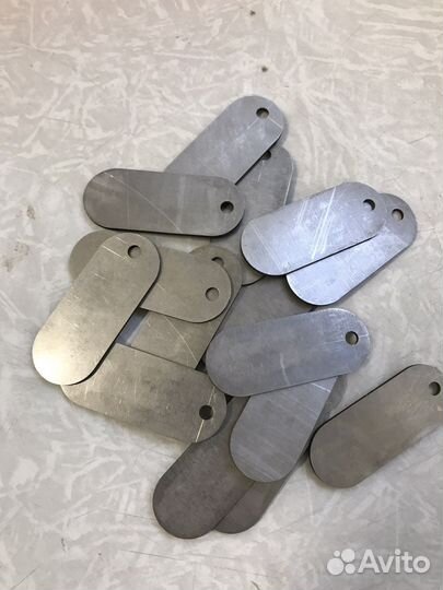 Жетон армейский, нержавейка с лазерной гравировкой