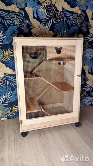 Клетка витрина для крыс, грызунов, шиншилл