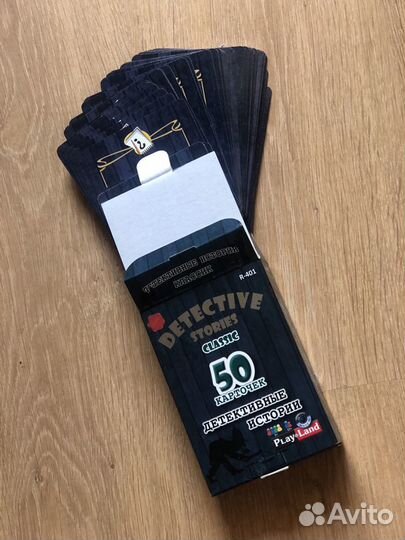 Настольная игра: Детективные истории - 50 карточек