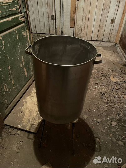 Бочка из нержавейки с ручками