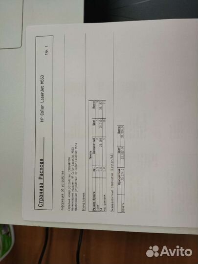 Цветной Принтер А4 Hp lj Enterprise M553x WiFi