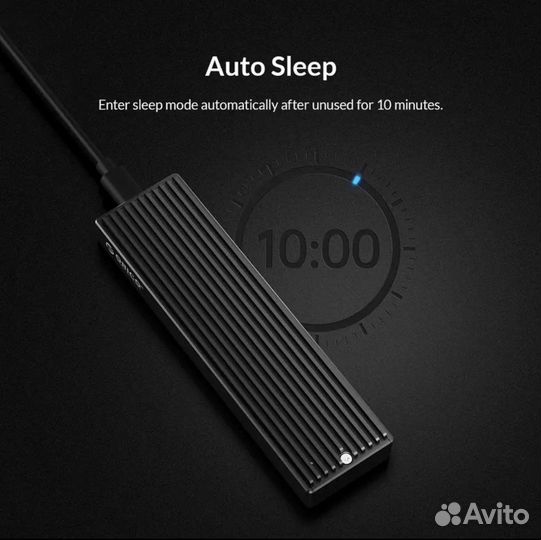 Корпус SSD M.2 SATA B key/M+B key USB C orico