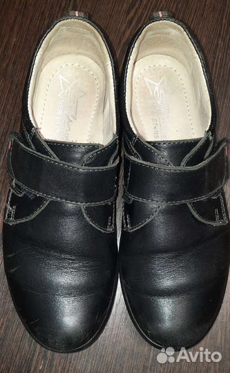 Ботинки кожаные