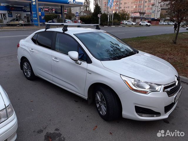 Багажник на крышу Citroen C4 седан, Атлант