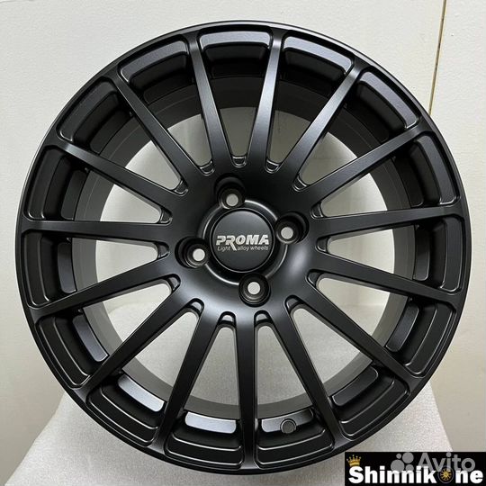 Литые диски R16 4/98 proma RS Чёрный матовый