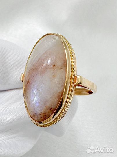 Золотое кольцо СССР 583 с оликоглазом 6.73 гр