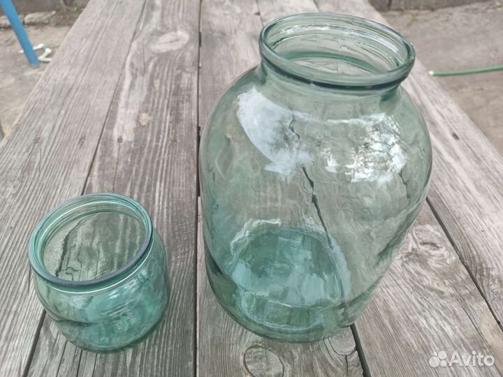 Стеклянные банки 3 л и 0,5 л