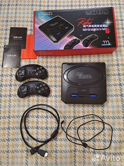 Игровая приставка RetroGame6 16 Bit