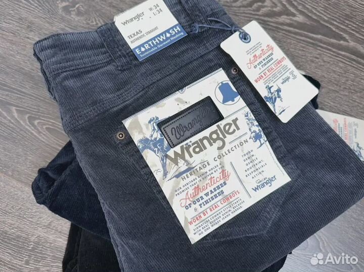 Джинсы Wrangler вельвет (Новые)