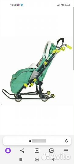 Санки коляска ника 7 3