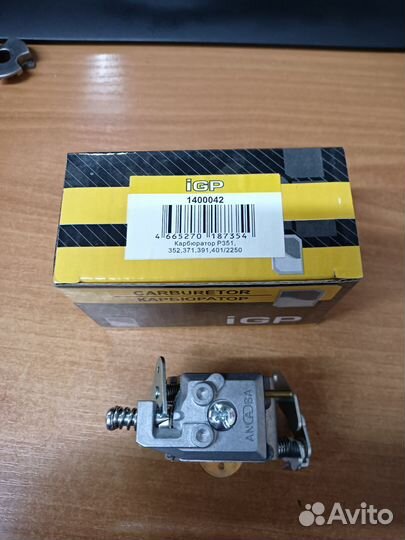 Карбюратор бензопилы partner