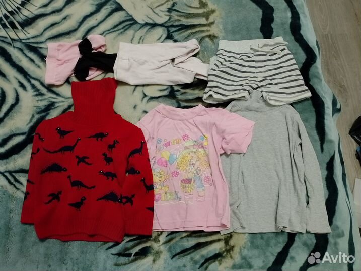 Вещи пакетом на девочку 3-4 года