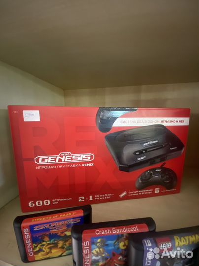 Игровая приставка sega 16 bit