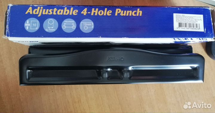 Папка регистратор, дырокол KW-triO, степлер