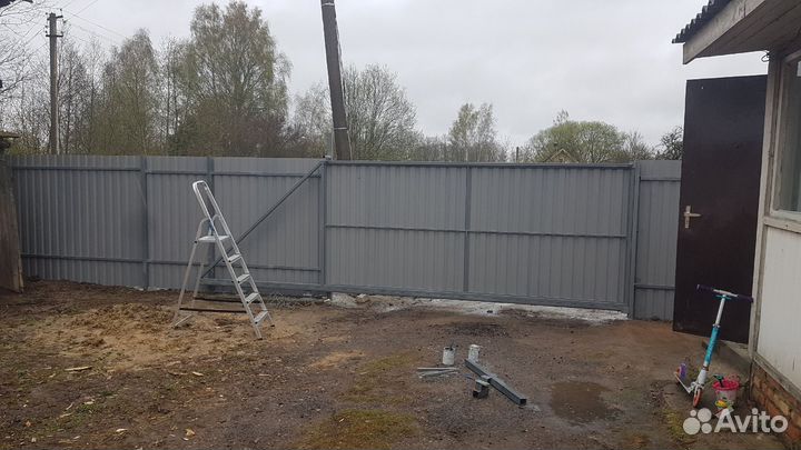 Каркас для откатных ворот