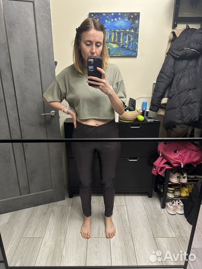 Кожаные брюки lime m