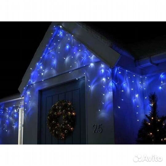 Новогодняя уличная гирлянда бахрома