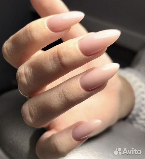 Маникюр наращивание ногтей