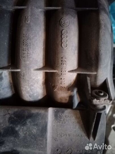 Впускной коллектор ауди а4 alt 2.0 с дросселем