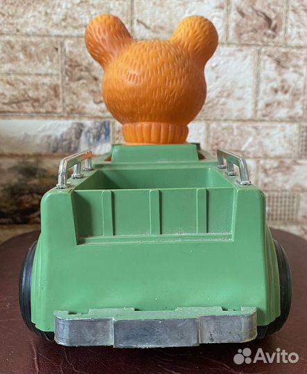 Игрушка СССР. Мишка автомобилист
