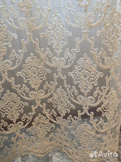 Тюль с ламбрикеном