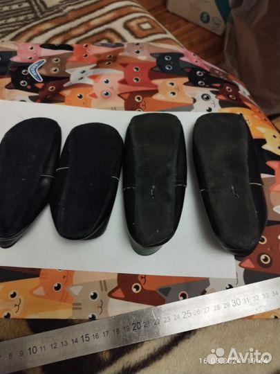 Чешки черные 26 р, 29 р