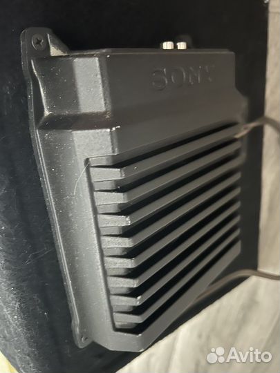 Продам саб ground zero с усилителем sony