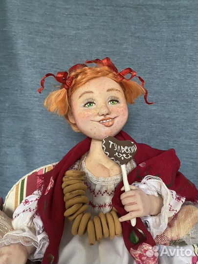 Интерьерная кукла ручной работы