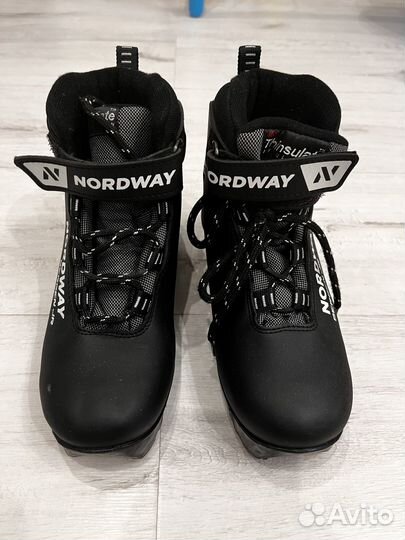 Лыжные ботинки nordway 34 размера но маломерки