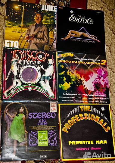 Виниловые фирменные пластинки коллекция