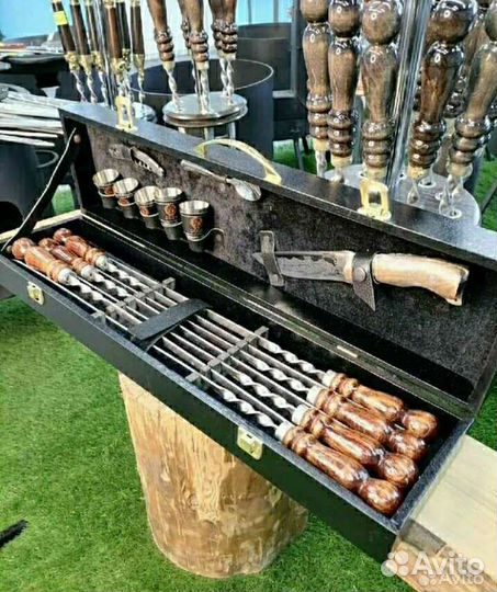 Шашлычный набор подарочный набор шампура