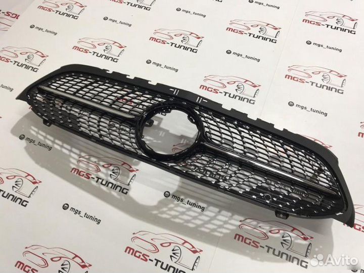 Решетка Mercedes A W177 Diamond Black