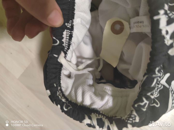 Многоразовый подгузник (шортики) размер 6 мес