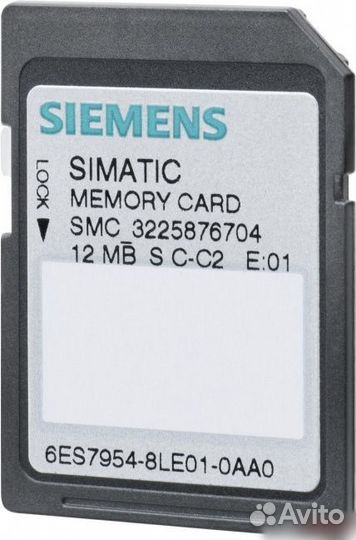 Карта памяти Siemens 6ES7954-8LC02-0AA0