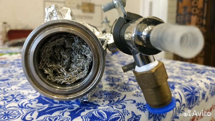 Узел отбора для получения чистого спирта 96 об