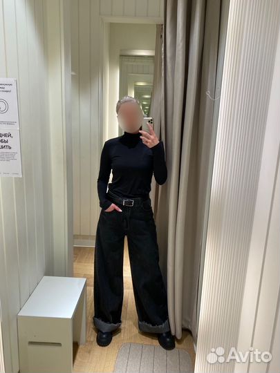 Джинсы трубы женские