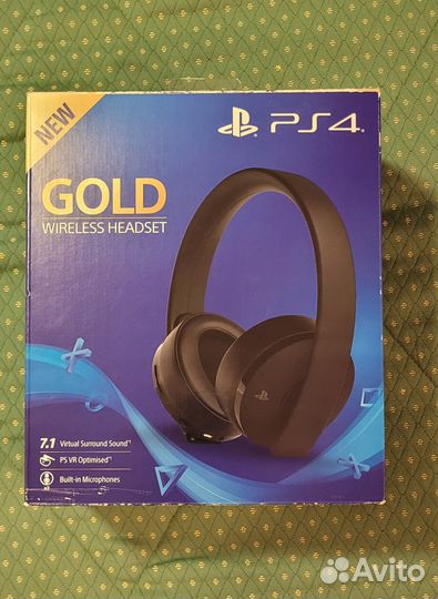 Наушники ps4 gold