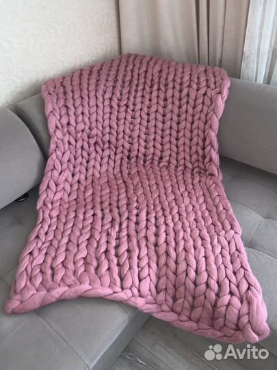 Плед из шерсти мериноса 170*90