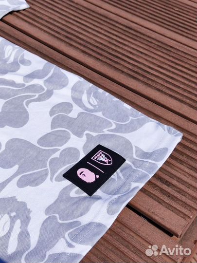 Футболка bape x inter miami белая