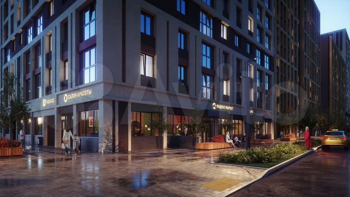 2-к. квартира, 50,8 м², 13/19 эт.