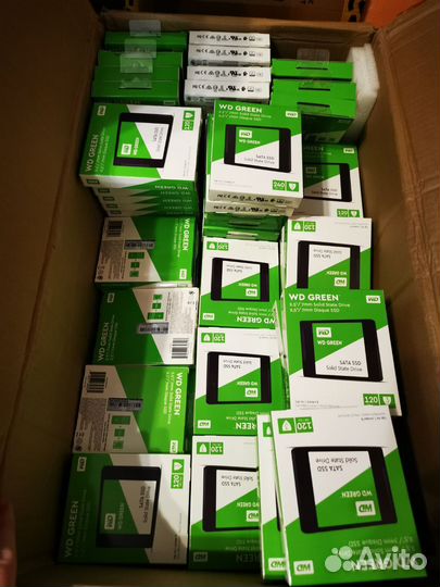 Ssd 120/240/480/1 Tb WD green, ссд диск 120 Гб