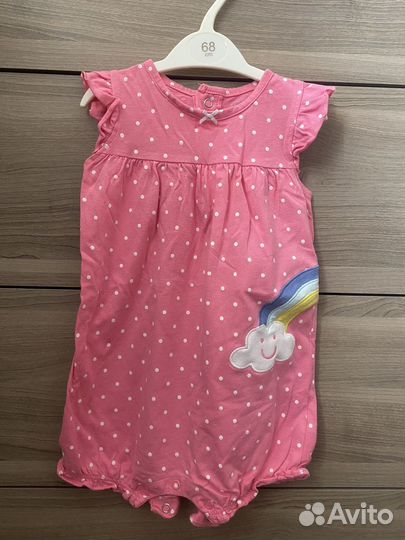 Платье и ромпер для девочки Carters 18m