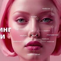 Пирсинг ушей, носа, пупка, трагус, хеликс, соски, Ростов-на-Дону